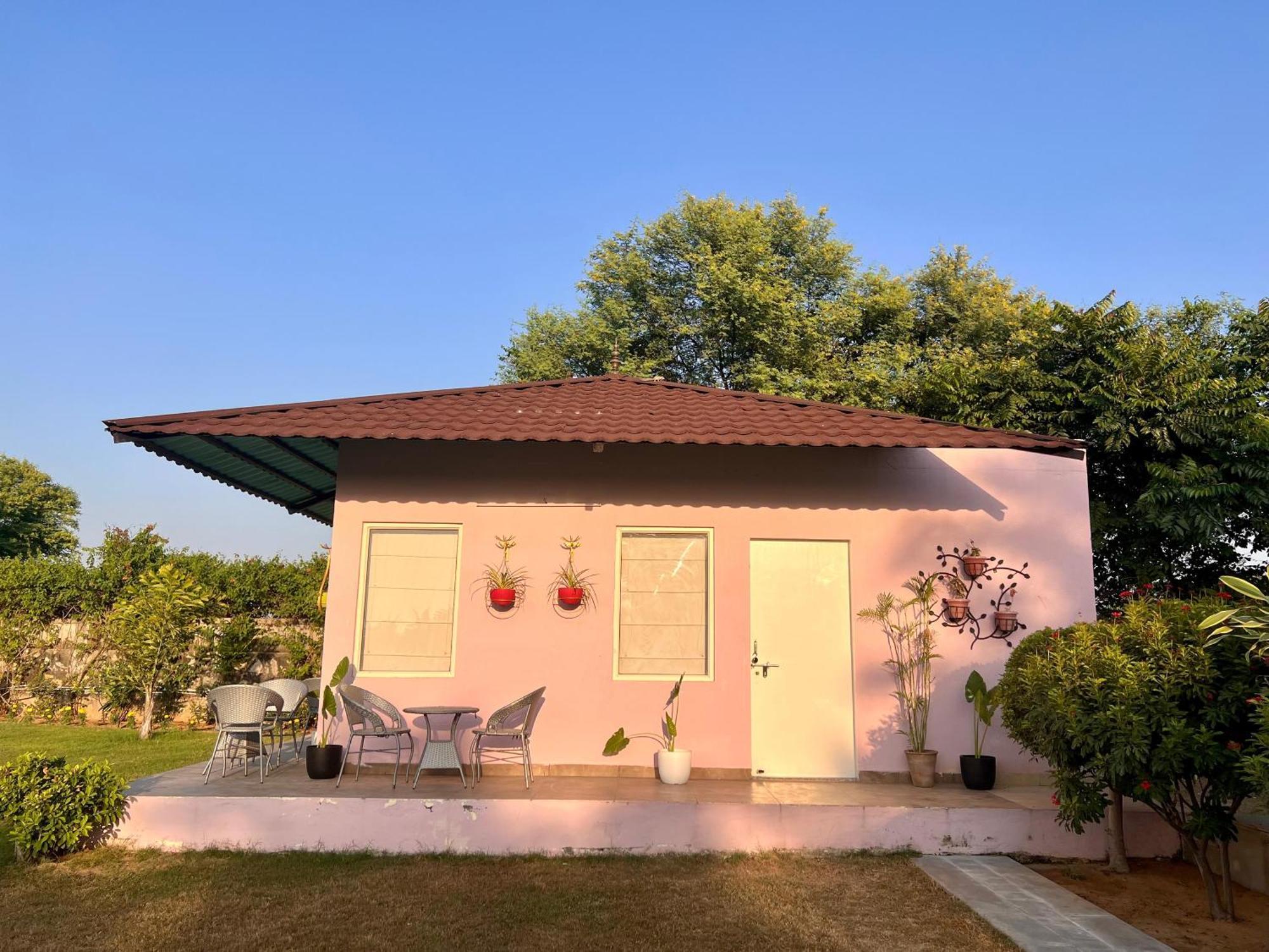 Gazibo Elegant Farm Stay With Swimming Pool Jaipur Eksteriør bilde