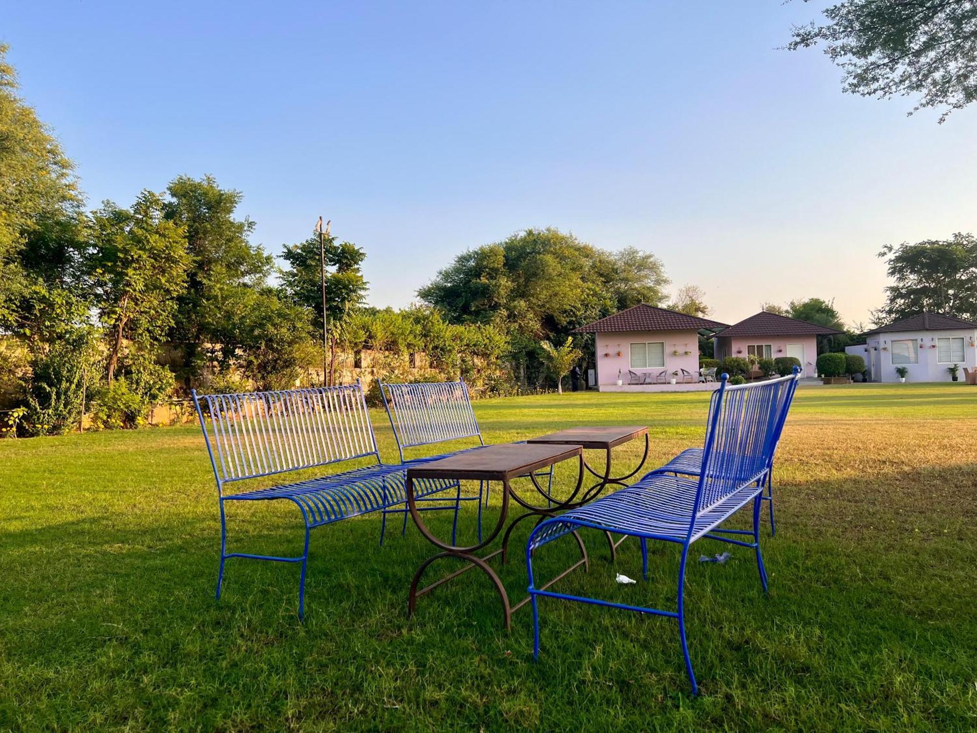 Gazibo Elegant Farm Stay With Swimming Pool Jaipur Eksteriør bilde